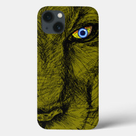 タイガーの視線 iPhone 13ケース