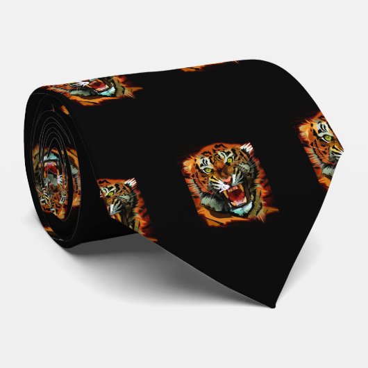 タイガーの轟音 ネクタイ (ロール)