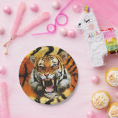 タイガーの轟音 ペーパープレート (パーティー)