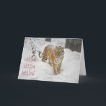 タイガーの雪のパス シーズンカード<br><div class="desc">私の仕事を考えていただいて本当にありがとう！オリジナル保護著作権画像Deb Simon Photography.</div>