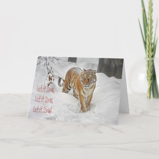 タイガーの雪のパス シーズンカード (正面)