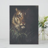 タイガーの頭（Abott Handerson Thayer著） カード (スタンド正面)