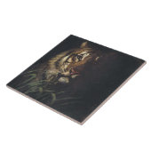 タイガーの頭（Abott Handerson Thayer著） タイル (側面)