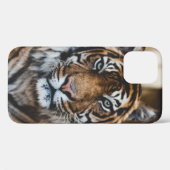 タイガーの顔 Case-Mate iPhoneケース (裏面 (横))