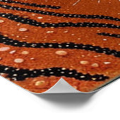 タイガーはっきりしたポートレートfor若い動物愛好家 ポスター (角)