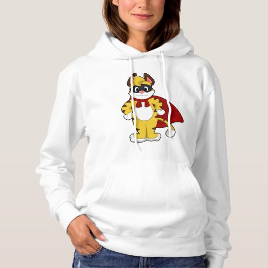 タイガーを主人公にマスク&ケープゲーム パーカ (正面)