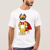 タイガーを主人公にマスク&ケープゲーム Tシャツ (正面)