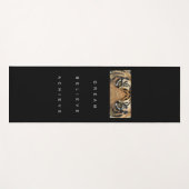 タイガーアやる気を起こさせるイズ成功引用文テンプレート ヨガマット (正面(横))