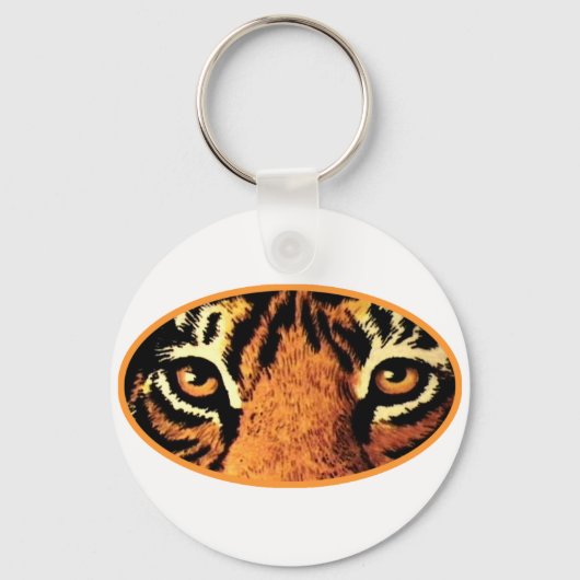 タイガーアイズオレンジザミュージアムザズルギフト キーホルダー (正面)