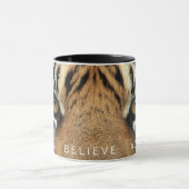 タイガーアイズドリームエ信じーブメント引用文 マグカップ (中央)