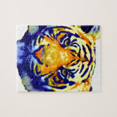 タイガーアイズポップ・アートのアート ジグソーパズル (横)