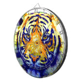 タイガーアイズポップ・アートのアート ダーツボード (正面右)