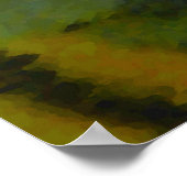 タイガーアイズポップ・アートのアート ポスター (角)