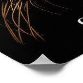 タイガーアイズ野生動物アートの挑戦感動的 ポスター (角)