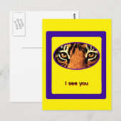 タイガーアイズjGibneyザ・ミュージアムZazzleギフトポストカー ポストカード (正面/裏面)