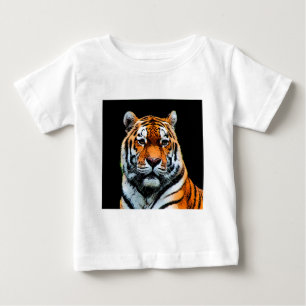 タイガーアイ感動的 ベビーTシャツ