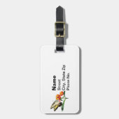 タイガーアゲハチョウオンランタナス ラゲッジタグ (正面縦)