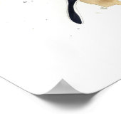 タイガーアゲハチョウバタフライアートプリントポスター ポスター (角)