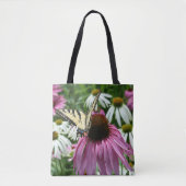 タイガーアゲハチョウバタフライオンコンフロアートートバッグ トートバッグ (正面)