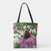 タイガーアゲハチョウバタフライオンコンフロアートートバッグ トートバッグ (裏面)