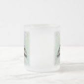 タイガーアゲハチョウバタフライオンタークズキャップリリー フロストグラスマグカップ (中央)