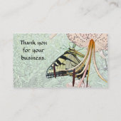 タイガーアゲハチョウバタフライオンタークズキャップリリー 名刺 (裏面)