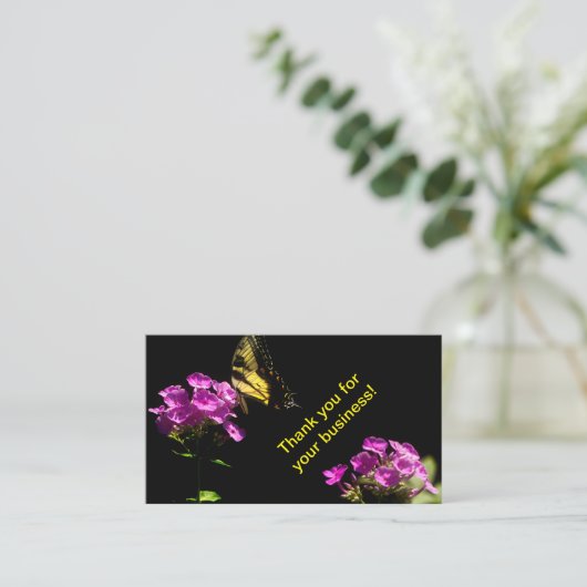 タイガーアゲハチョウバタフライオンフロックスin夏 名刺 (スタンド正面)