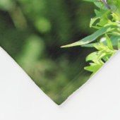 タイガーアゲハチョウバタフライガーデンブランケット フリースブランケット (角)