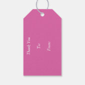 タイガーアゲハチョウバタフライコンフロアーギフトラベル ギフトタグ (裏面)