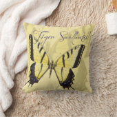 タイガーアゲハチョウバタフライピロー クッション (ブランケット)