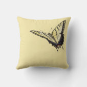 タイガーアゲハチョウバタフライピロー クッション (裏面)