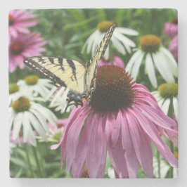 タイガーアゲハチョウバタフライフォーワーストーンコースター ストーンコースター