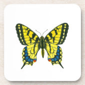 タイガーアゲハチョウ蝶 コースター (正面)