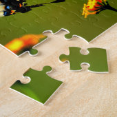 タイガーアゲハチョウ蝶 ジグソーパズル (側面)