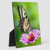 タイガーアゲハチョウ蝶 フォトプラーク (側面)