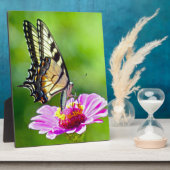 タイガーアゲハチョウ蝶 フォトプラーク (側面)