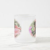 タイガーアゲハチョウ蝶 フロストグラスマグカップ (中央)