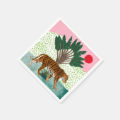 タイガーアットサンセット スタンダードカクテルナプキン (角)