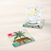 タイガーアットサンライズ スクエアペーパーコースター (インサイチュ)