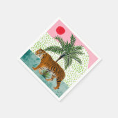 タイガーアットサンライズ スタンダードカクテルナプキン (角)