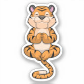 タイガーアットヨガフィットネス シール (正面)
