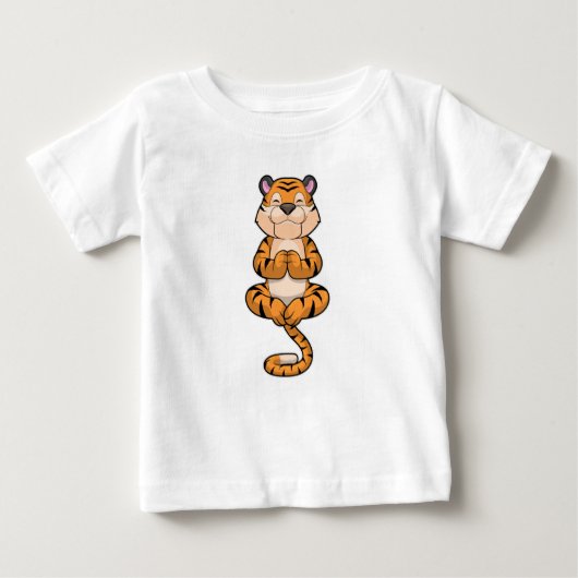タイガーアットヨガフィットネス ベビーTシャツ (正面)