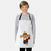 タイガーアット武術アーツ空手 エプロン (着用した状態)