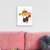 タイガーアット武術アーツ空手 キャンバスプリント (インサイチュ (リビング))