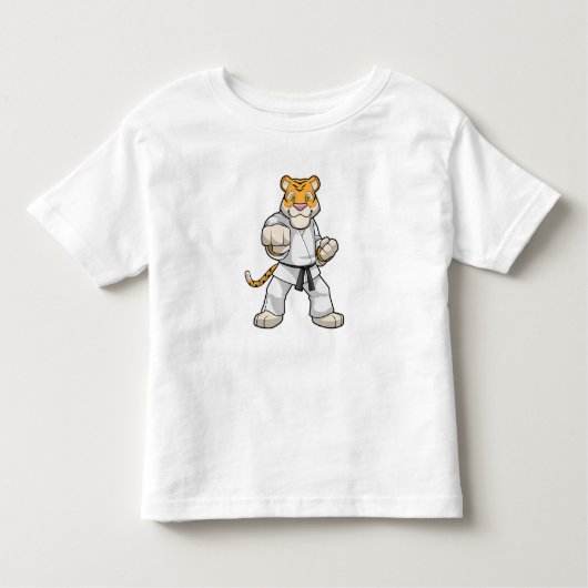 タイガーアット武術アーツ空手 トドラーTシャツ (正面)