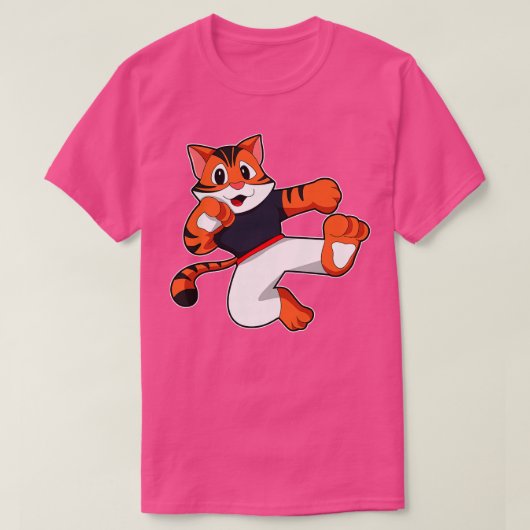 タイガーアット武術アート空手 Tシャツ (デザイン正面)