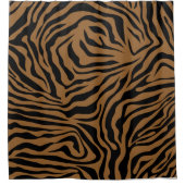 タイガーアニマルプリント シャワーカーテン (正面)