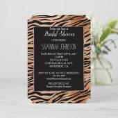 タイガーアニマルプリント 招待状 (スタンド正面)