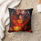 タイガーアート クッション (ブランケット)