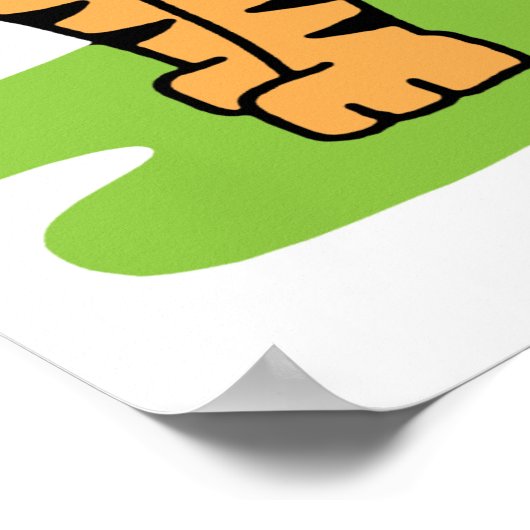 タイガーアート ポスター (角)